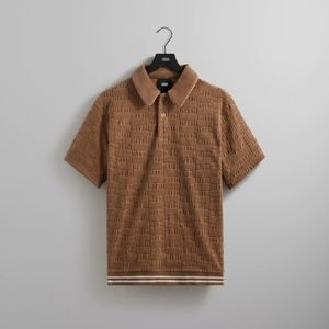 KITH Graham Polo Shirt - Ore - Size Large NWT